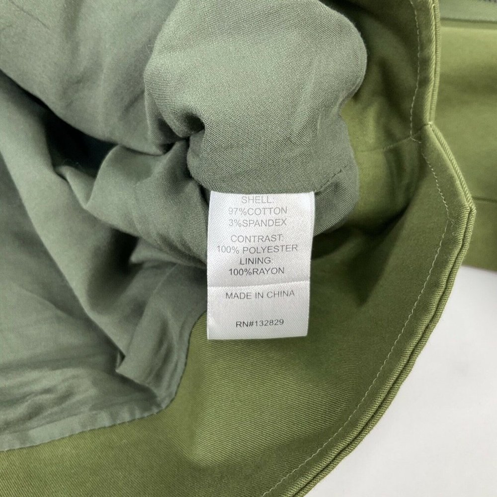 Tularosa Jacket Women Size Small Johnnie Army Green Sherpa Collar Crop $228 Nwot - Picture 8 of 9